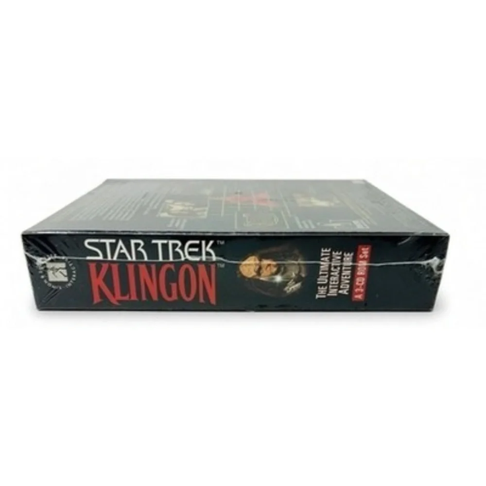 Star Trek Klingon Interactive Adventure 1996 PC Game Sealed Sci-Fi Retro Rare